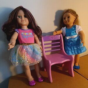Our Generation/My Life As 18 Inch Dolls with Chair